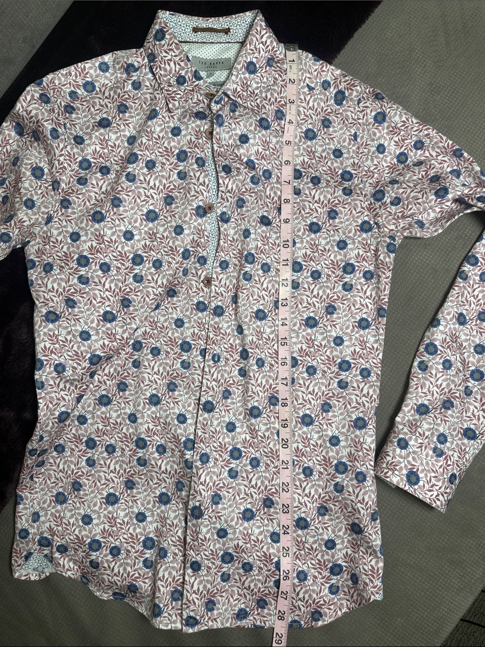 Ted Baker Floral Button-Up - Picture 10 of 11